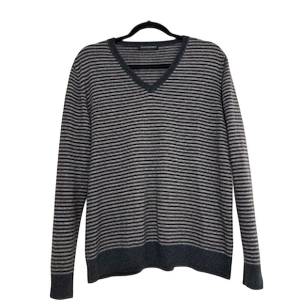 Jhane Barnes Men's sz M Vneck Cashmere Silk blend Sweater